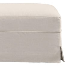 Bridgette Slipcover Ottoman Bench